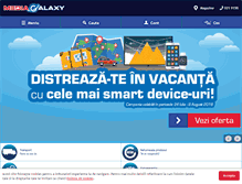 Tablet Screenshot of mediagalaxy.ro
